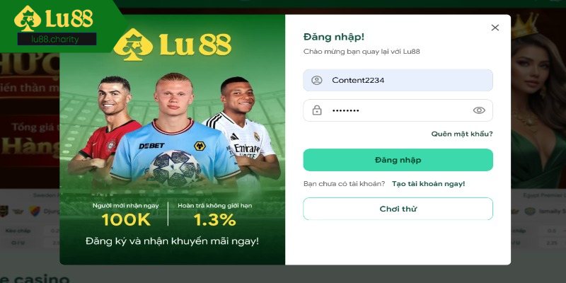 Hướng dẫn đăng nhập Lu88 nhanh qua app